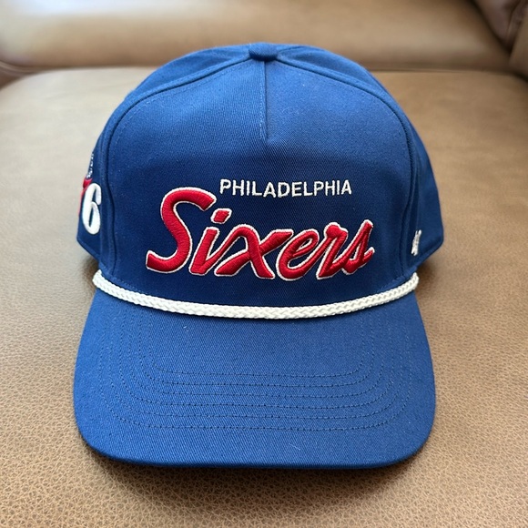 47 Brand Philadelphia 76ers rope SnapBack hat - Picture 1 of 6